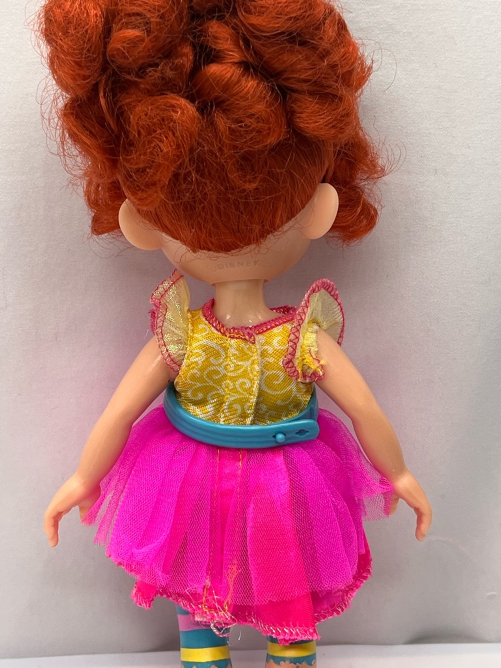 Disney Fancy Nancy Doll With Pink Tulle Toddler Fashion Doll with Aqua Tiara - Picture 8 of 9